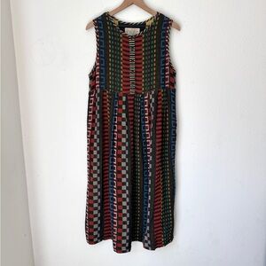 Ace & Jig Cliff double gauze sleeveless dress in Fiesta - large - GUC